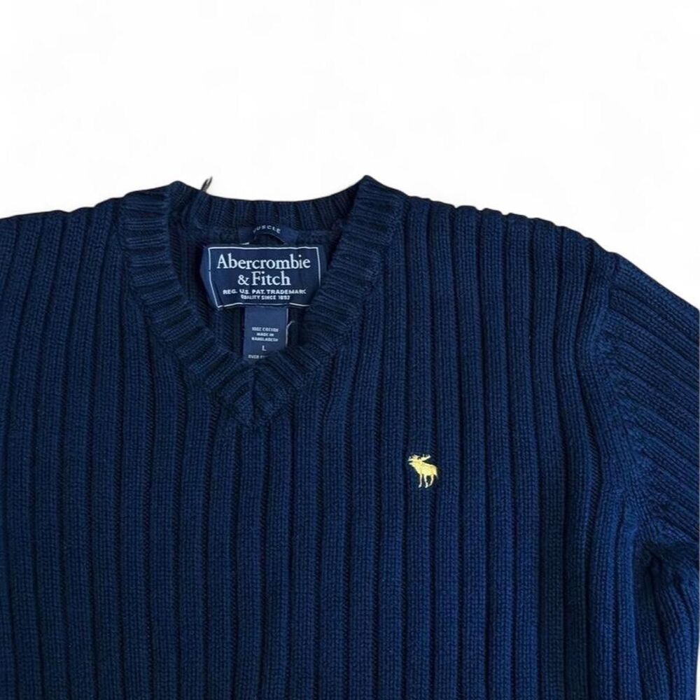 Abercrombie-fitch Men's Navy Jumper